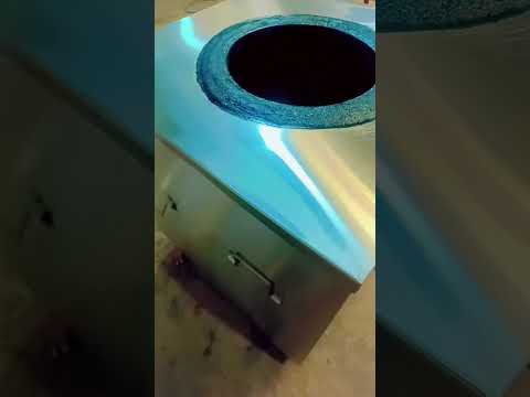 Rectangular stainless steel charcoal tandoor, for commercial...