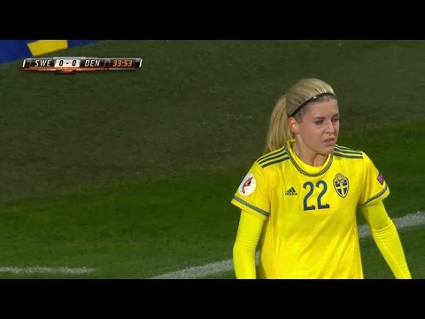 Svagt danskt försvarsspel - farligt skottläge för Schough - TV4 Sport