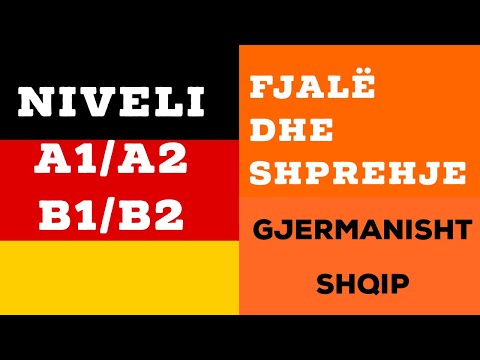 Mëso Gjermanisht - Fjalë dhe Shprehje të Gjermanishtës // A1 I A2 I B1
