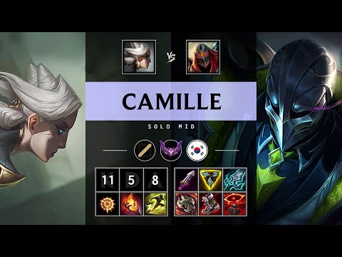 Camille Mid vs Zed - KR Master Patch 25.19