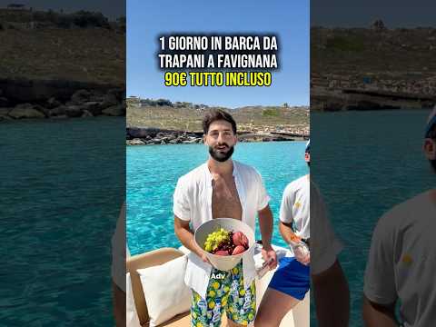 Tour in barca a Favignana e Levanzo – da Trapani