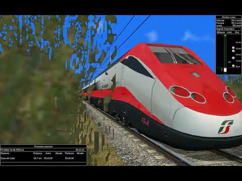 Cab Ride  frecciarossa 8820 Taranto- Bari .le by open rails