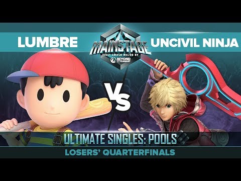 Lumbre vs Uncivil ninja - Losers' Quarterfinals: Ultimate Singles Pools - Mainstage | Ness vs Shulk