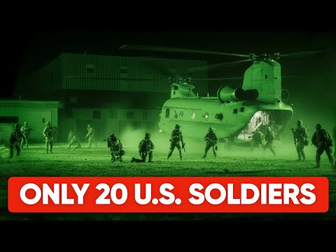 Only 20 US Special Forces on the Ground Captured Nicolás Maduro