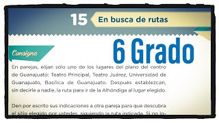Desafío 15 Sexto grado En busca de rutas página 31 del libro de matemáticas de 6 grado de primaria