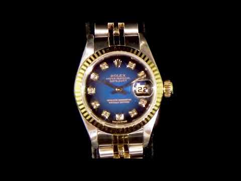 Lady's 18k Yellow Gold/Stainless Steel Rolex Datejust Automatic Wristwatch