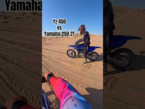 4stroke Vs 2 stroke 🤯 #yamaha#yz