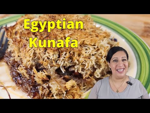 Egyptian-style Kunafa
