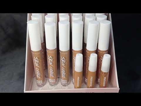 CORRETIVO LÍQUIDO SKIN COVER TONS MÉDIOS BELLA FEMME 4,5ML BOX COM 24 UN