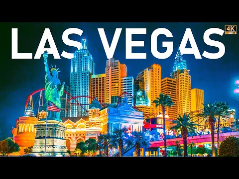 LAS VEGAS USA 🇺🇸 2022 | 4K At Night / Cinematic Drone Footage| 8K ULTRA HD 60FPS