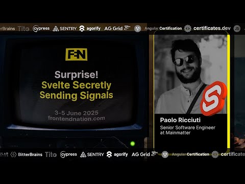 Frontend Nation 2025: Surprise! Svelte Secretly Sending Signals