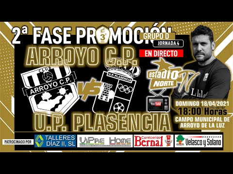 Emisión en directo. CP Arroyo-UP Plasencia (Domingo 18 de abril, 18:00)