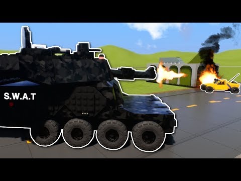 CRAZY COPS AND ROBBERS VEHICLES! - Brick Rigs Multiplayer Gameplay - Lego Cops and Robbers