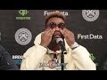 JERMELL CHARLO BREAKS DOWN AT POST FIGHT PRESS CONFERENCE AFTER LOSING TITLE TO TONY HARRISON