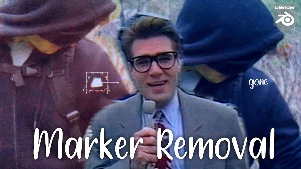 Tracking Marker Removal in Blender