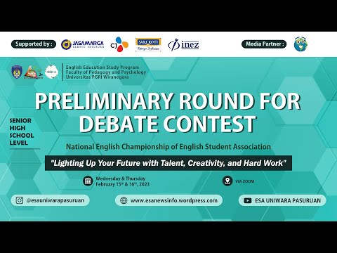 PRELIMINARY ROUND - DEBATE CONTEST NECESA 1.0 DAY 1