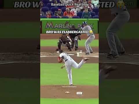 FASTEDT reaction in baseball ⚾️ ⚡️#mlb #baseball #pitcher #fast #throwback