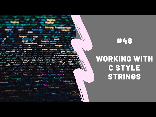 Thumbnail of Working with C-style strings lesson