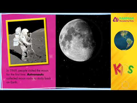 The Moon | Science for kids | Kids learning video | Farman Academy Kids