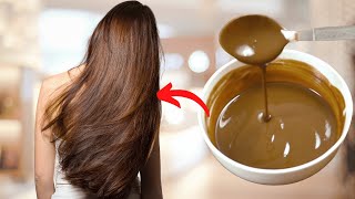 Dye hair naturally in a shiny brown color from the first use, effective💯