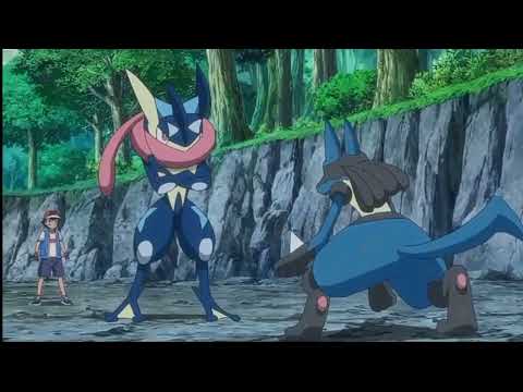 Greninja Vs Lucario Full Battle | Pokemon journey episode 108