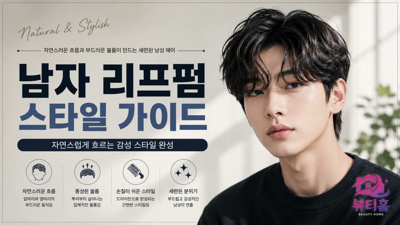 남자 리프펌 스타일 가이드