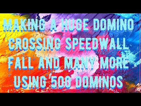 500 dominos satisfying video