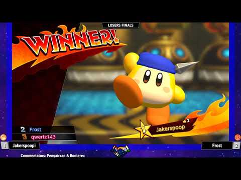 Jakerspoopi (Bandana Dee) vs Frost (Wrestler) - Kirby Fighters India Tournament #18 - Losers Finals