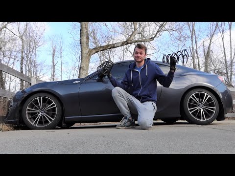 My Scion FRS Has the Worst Suspension Ever so I'm Going Back to Stock - FRS/BRZ Springs DIY