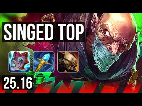 SINGED vs CAMILLE (TOP) | EUW Master | 25.16