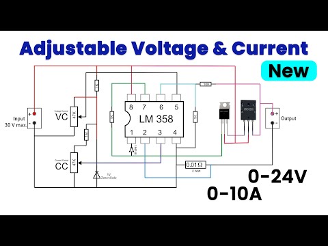 DC variable power supply Adjustable voltage and current Regulator
