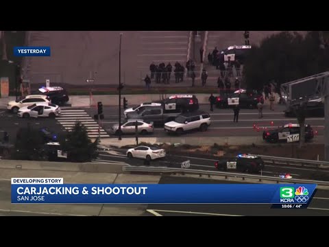 Violent crime spree that ended with San Jose officer shot began in Sacramento