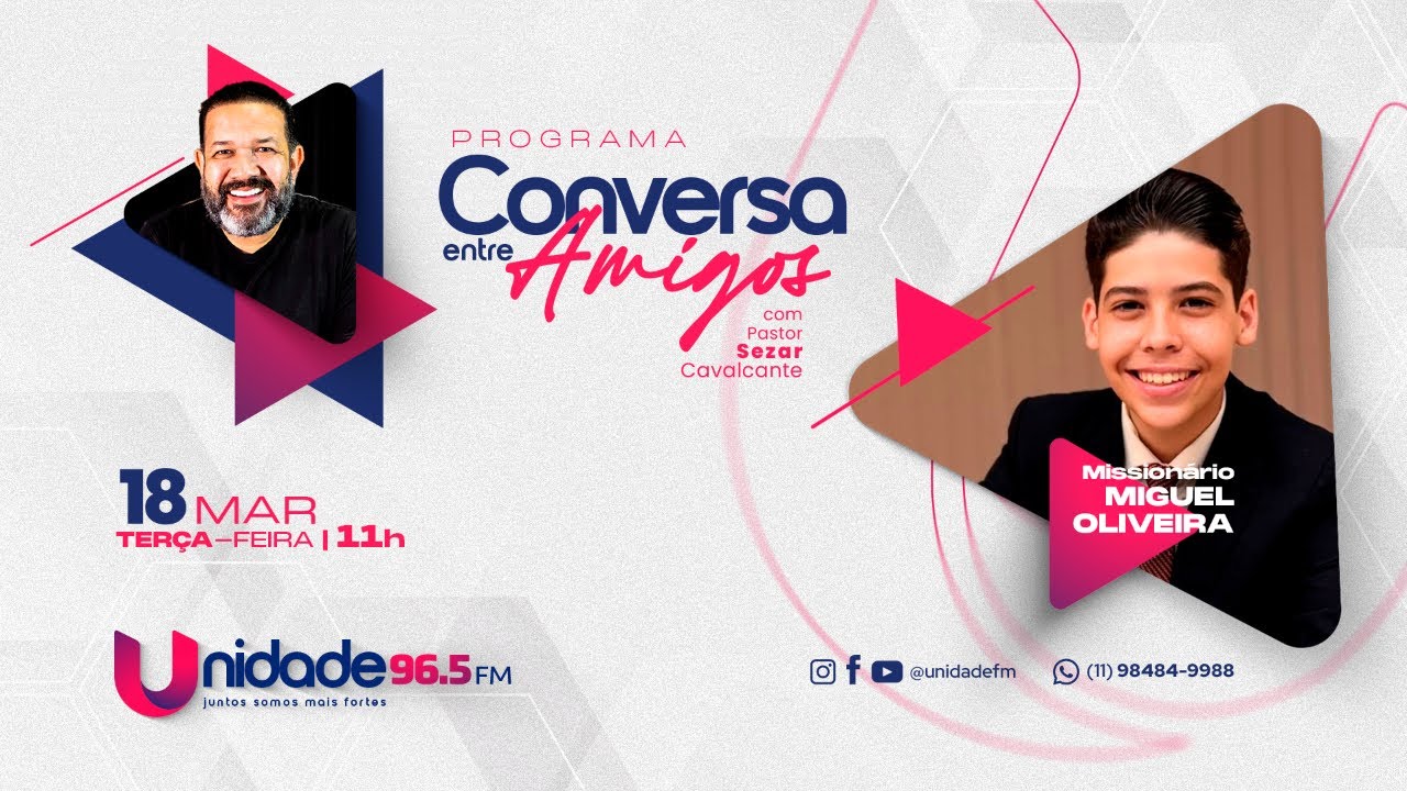 Conversa Entre Amigos com Missionário Miguel Oliveira
