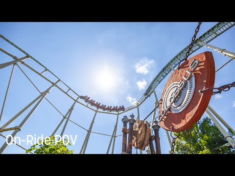 Colossus at Thorpe Park - POV - Front Row - 4K - 2023