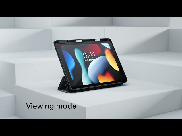 Video teaser for ESR iPad 9 /8/7 (10.2 inch) Rebound Hybrid Case Pro