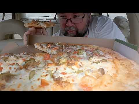Papa John's cheeseburger Pizza