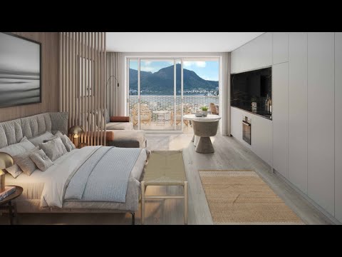 46m2 studio project  with balcony and view in Ipanema, high profitability for holiday rental HRL.1_A