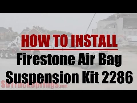 Firestone Air Bag Suspension Kit - HOW TO Install “Ride-Rite” Helper Springs - 2286 - Tutorial