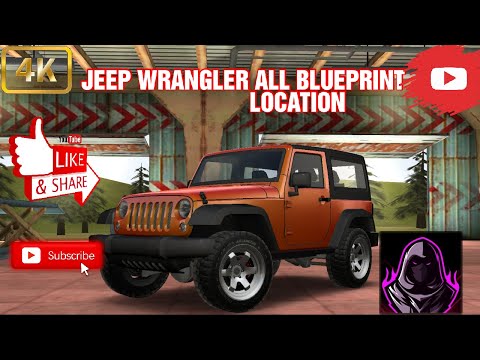 🔥🔥JEEP WRANGLER EXTREME SUV DRIVING SIMULATOR ALL BLUEPRINT LOCATIONS 🔥🔥