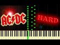 AC/DC - THUNDERSTUCK (Piano Tutorial)