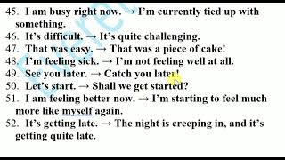 Basic vs Advance English conversation.