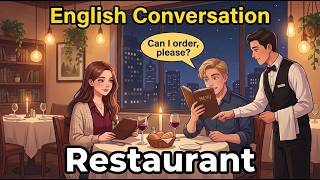 English at the Restaurant | Easy Conversation for Beginners | English Listening Practice