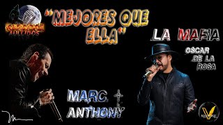 Mejores Que Ella - La Mafia Y Marc Anthony Karaoke Aullidos HD