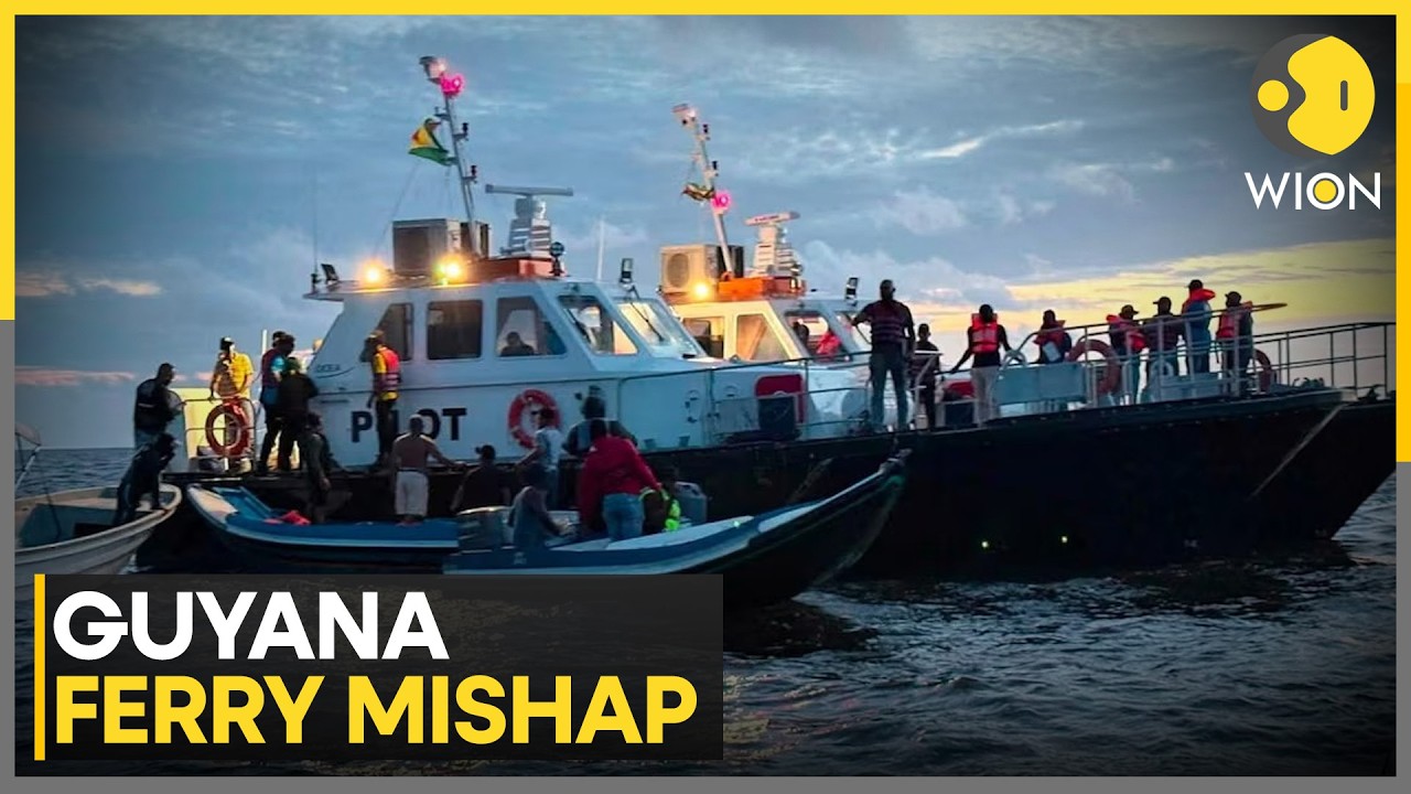 Guyana Ferry Capsizes With 133 Aboard, 67  Rescued as Search Continues | WION
