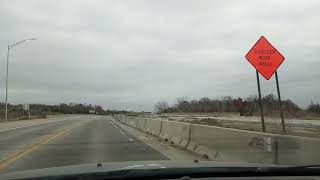 Road Construction Leaving Topeka, Kansas 