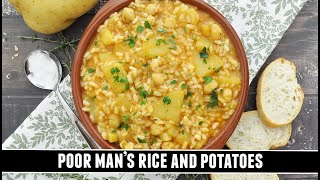 Spanish Poor Man's Rice & Potatoes | One of Spain's Oldest Recipes