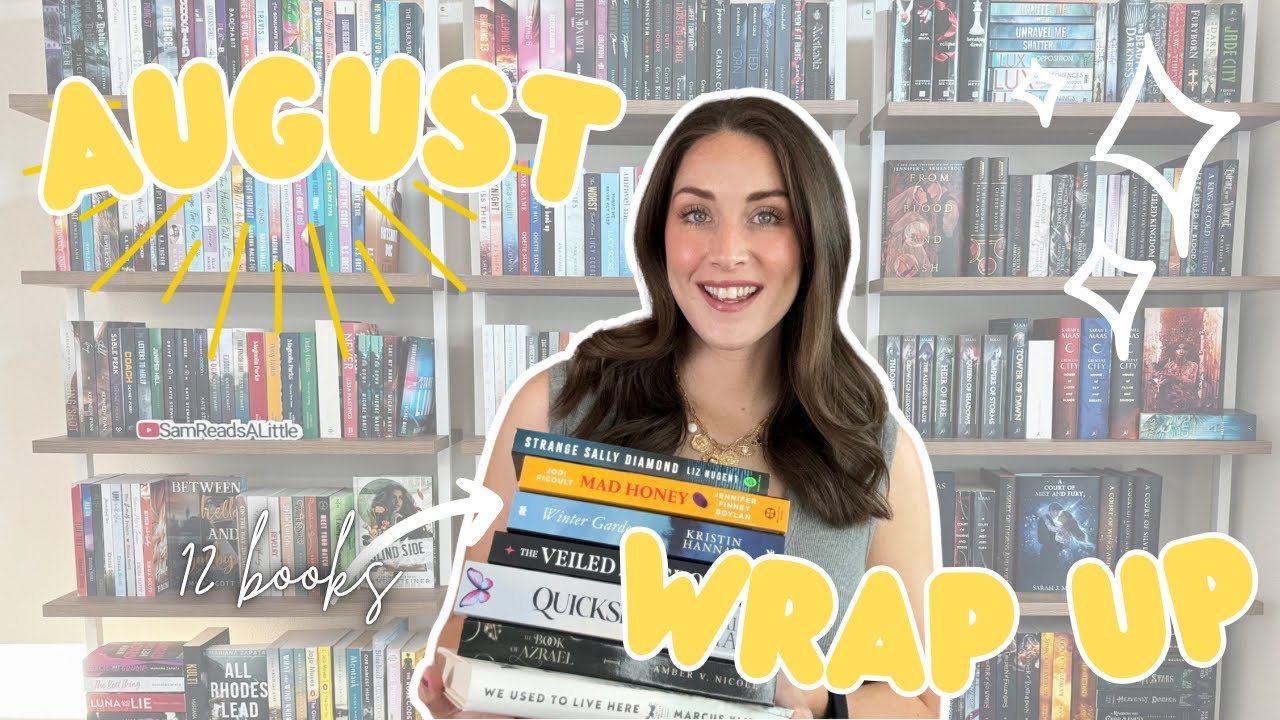 the 12 books I read in august 📖☀️| august reading wrap up