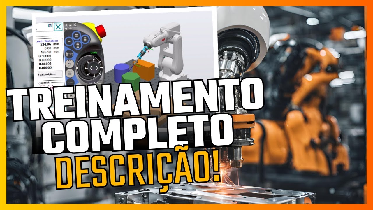 Programando e Operando um Robô Industrial - Curso Completo