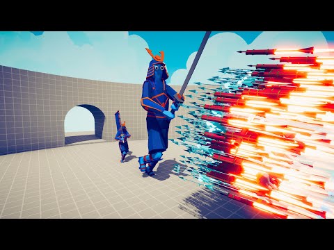 GIANT SAMURAI & SHOGUN vs EVERY GOD | TABS - Totally Accurate Battle Simulator