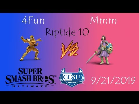 Riptide 10 CCSU Smash Ultimate - 4Fun (Captain Falcon) vs Mmm (Hero)